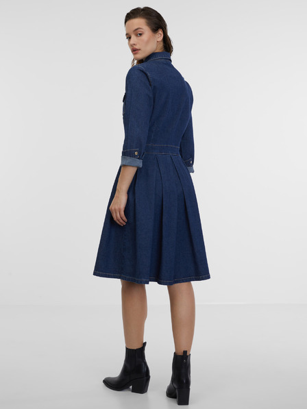 Orsay Dunkelblaues Damen-Denim-Kleid ORSAY