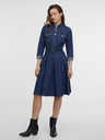 Orsay Dunkelblaues Damen-Denim-Kleid ORSAY