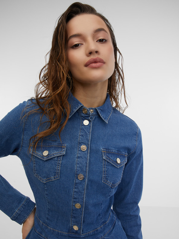 Orsay Blaues Jeanskleid Damen ORSAY