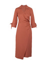 Orsay Braune Damen-Wickelkleid von ORSAY