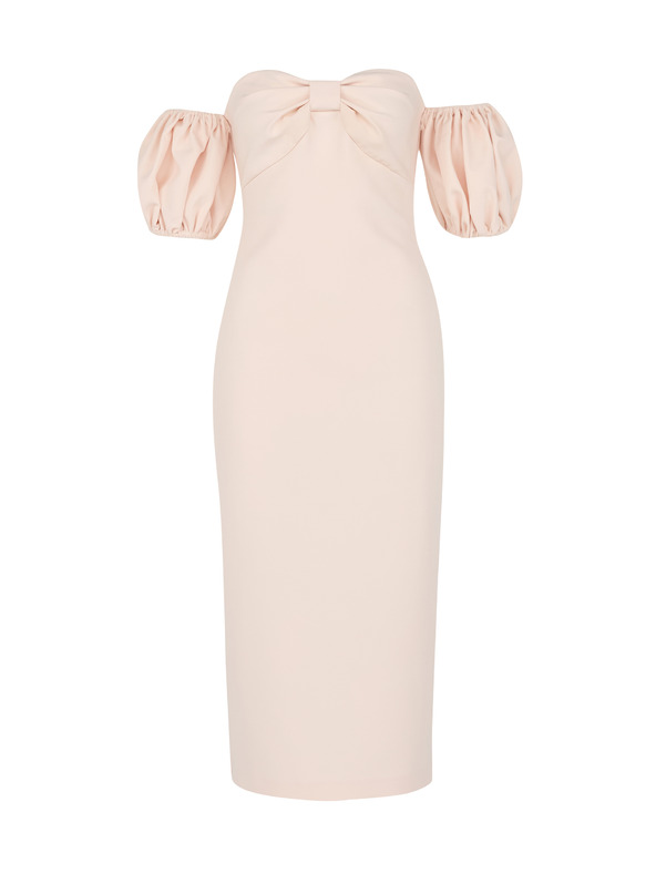 Orsay Beigefarbenes Damenkleid ORSAY