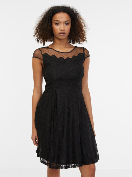 Orsay Schwarzes Damenspitzenkleid ORSAY