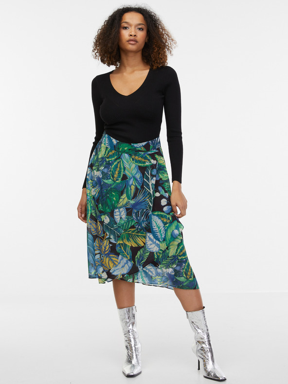 Orsay Schwarzer Damen-Rippenpullover ORSAY