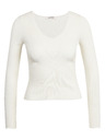 Orsay Weißer Damen Ripppullover ORSAY
