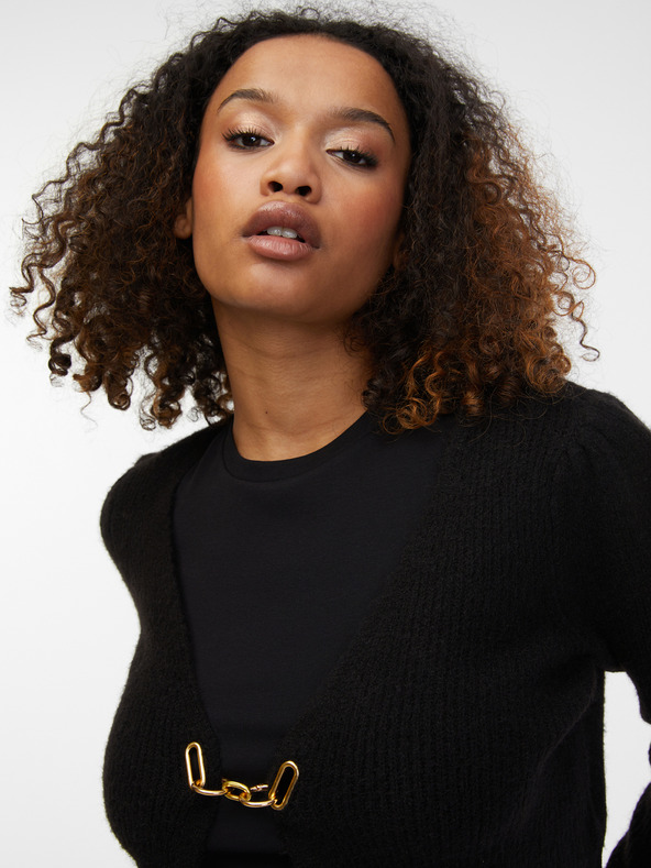 Orsay Schwarze Damen-Strickjacke mit Wollmischung ORSAY