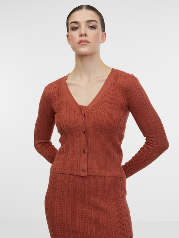 Orsay Braune Damen Strickjacke ORSAY