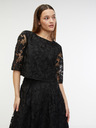 Orsay Schwarzer Damen-Spitzen-Midirock ORSAY