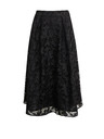 Orsay Schwarzer Damen-Spitzen-Midirock ORSAY