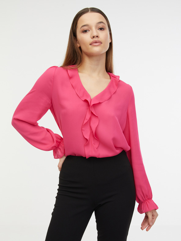 Orsay Rosafarbene Bluse ORSAY