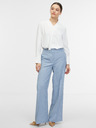 Orsay Weiße Damen Satin-Bluse ORSAY