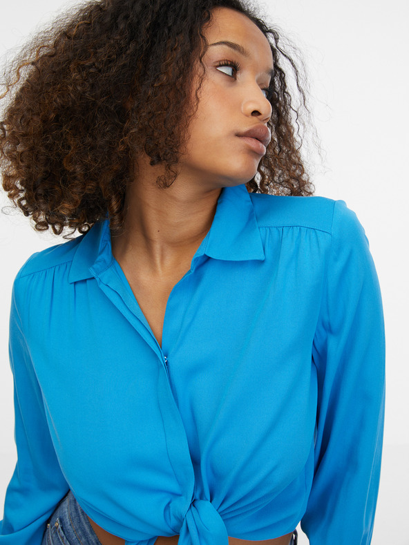 Orsay Blaue Damenbluse ORSAY