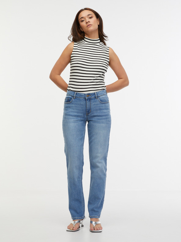 Orsay Hellblaue Straight-Fit-Jeans Damen ORSAY