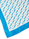 Orsay Blau-weiß gemusterter Damen-Satinschal ORSAY
