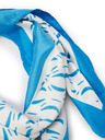 Orsay Blau-weiß gemusterter Damen-Satinschal ORSAY