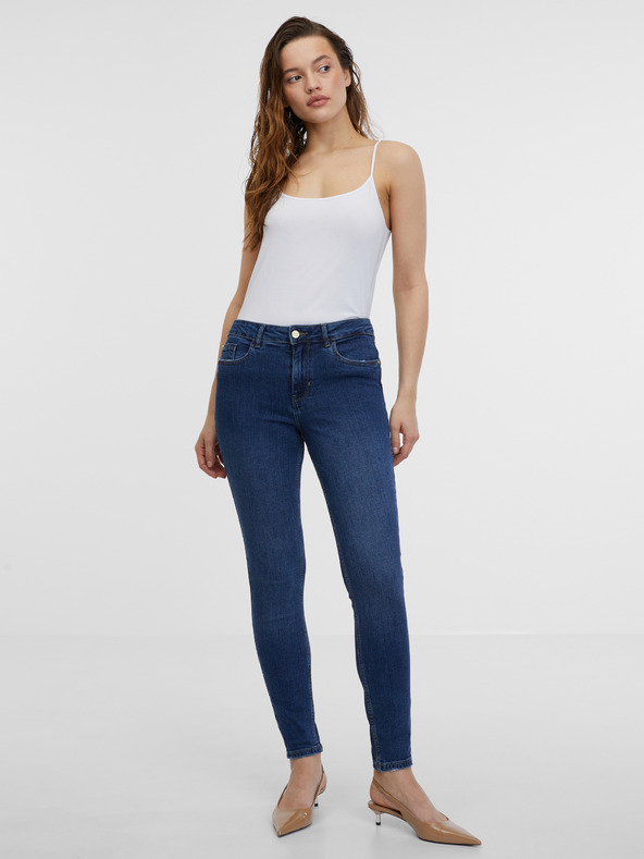 Orsay Dunkelblaue Jeggins Jeans Damen ORSAY