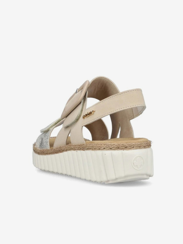 Rieker Beige Damen Sandalen Rieker