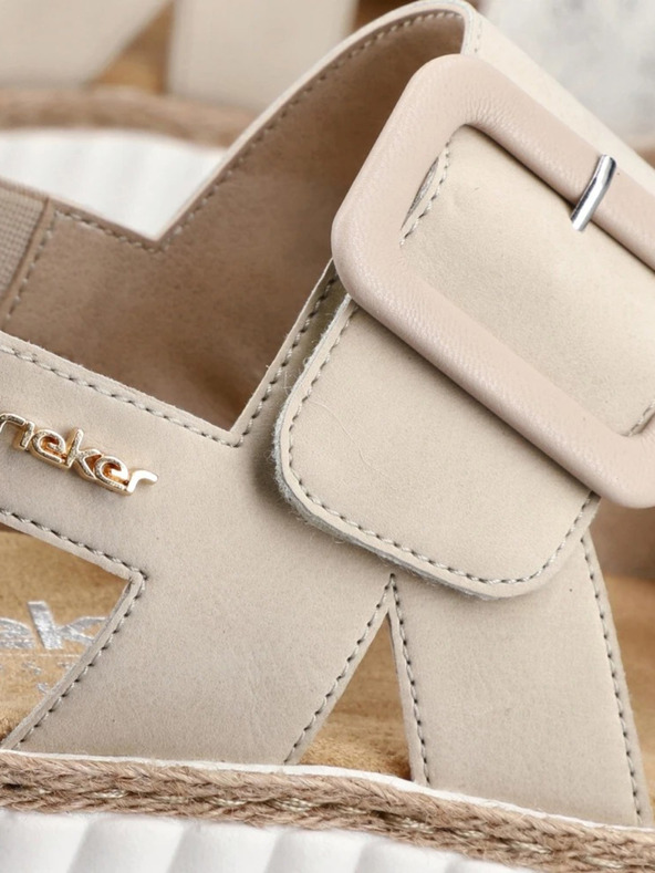 Rieker Beige Damen Sandalen Rieker