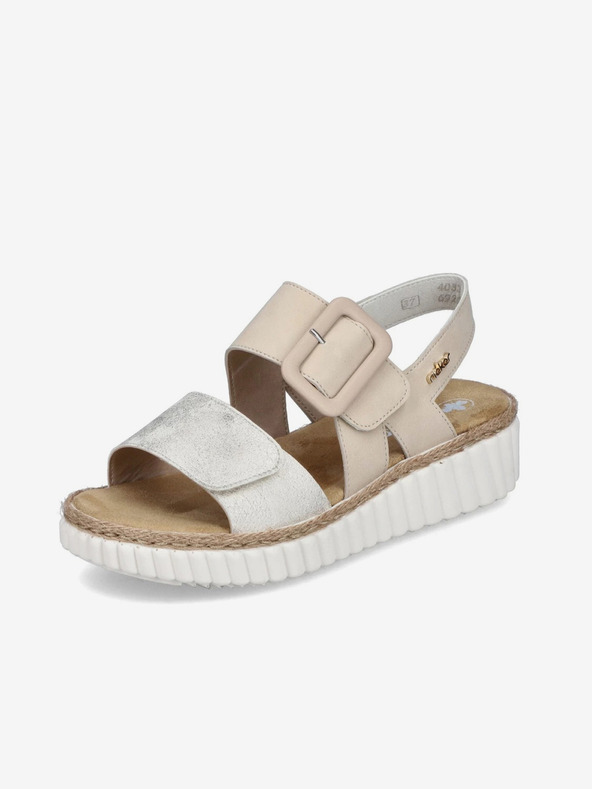 Rieker Beige Damen Sandalen Rieker