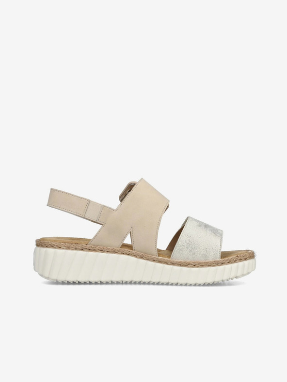 Rieker Beige Damen Sandalen Rieker