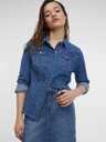 Orsay Blauer Jeans-Midirock Damen ORSAY