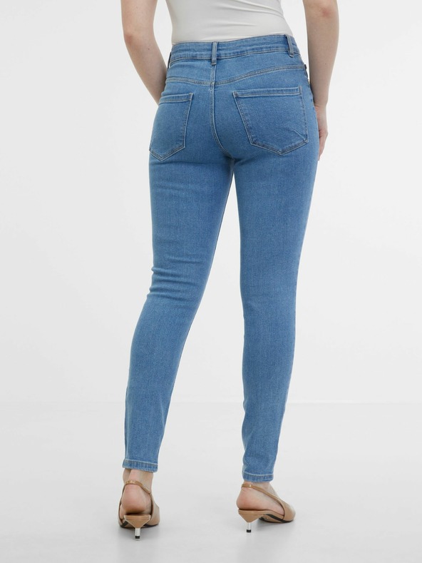 Orsay Hellblaue Skinny-Fit-Jeans für Damen ORSAY