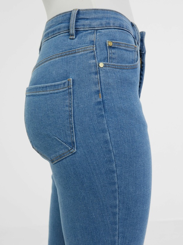 Orsay Hellblaue Skinny-Fit-Jeans für Damen ORSAY