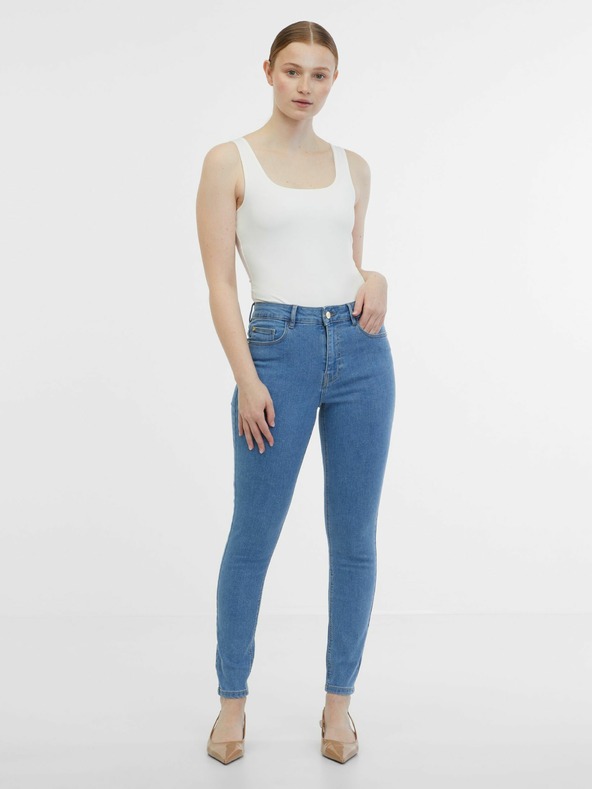 Orsay Hellblaue Skinny-Fit-Jeans für Damen ORSAY