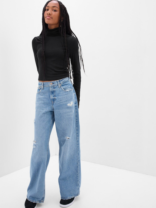 GAP Kinder-Rollkragenpullover Lenzing™ cropped GAP