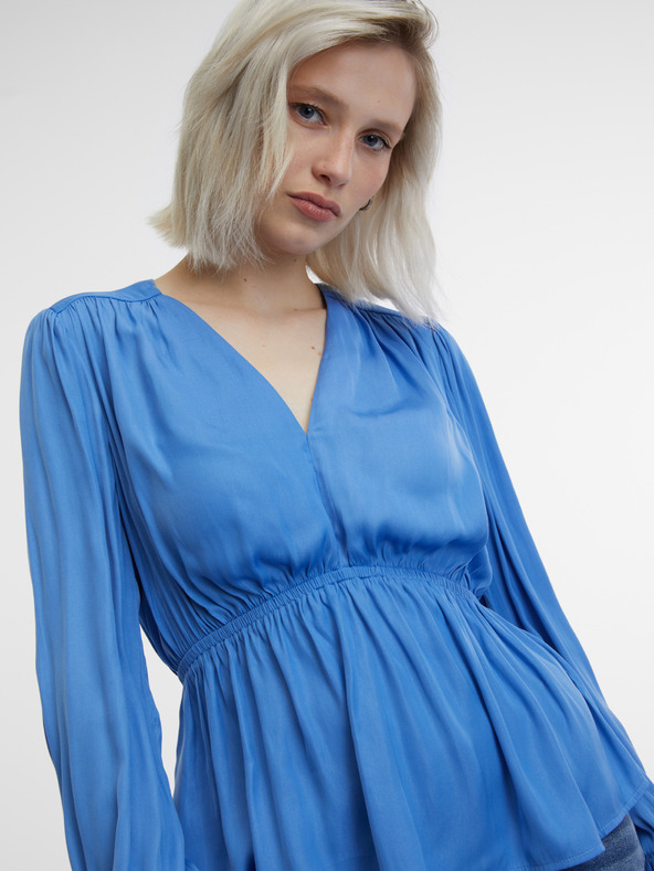 Orsay Blaue Damenbluse ORSAY
