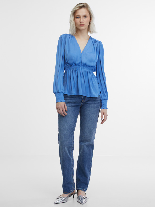 Orsay Blaue Damenbluse ORSAY