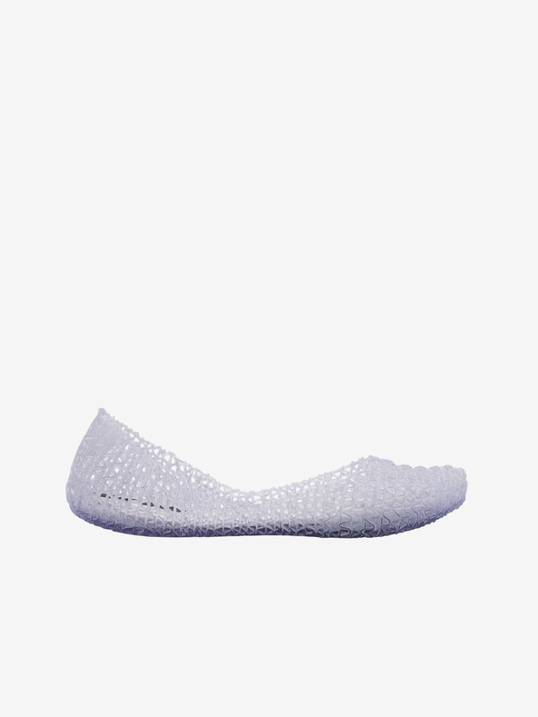 Melissa Hellgrau Damen Melissa Campana Papel Gebürstete Ballerinas