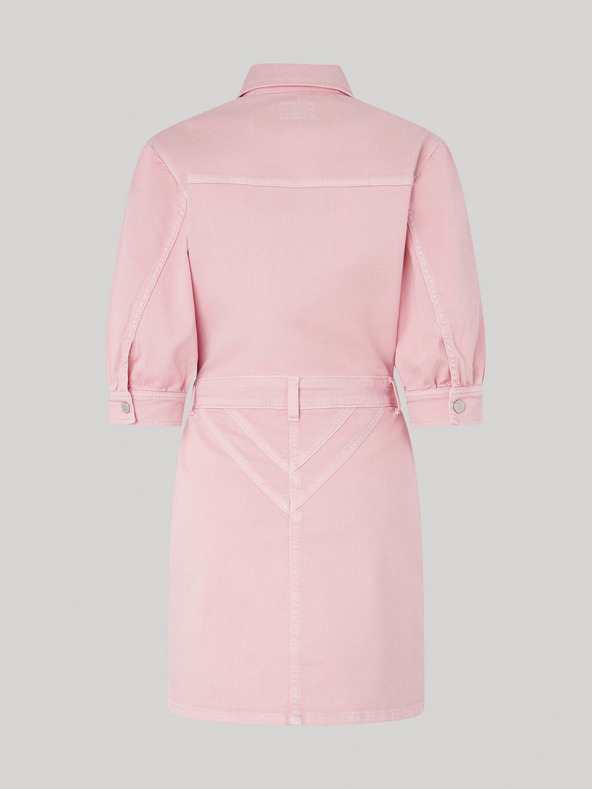 Pepe Jeans Rosa Damen Denim Kleid Pepe Jeans Gracie