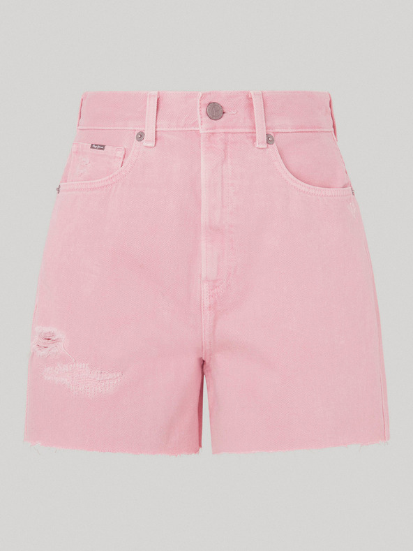 Pepe Jeans Pinke Damen Denim Shorts von Pepe Jeans
