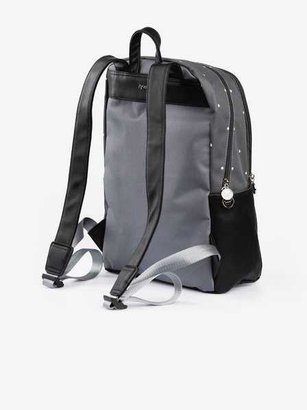 Vuch Zane Dotty Grey Rucksack