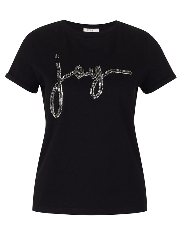Orsay Schwarzes Damen-T-Shirt ORSAY