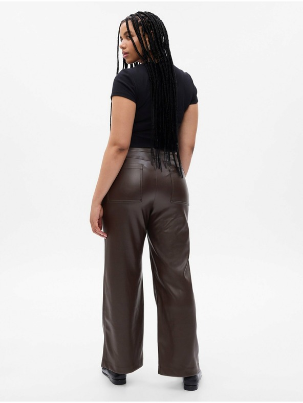 GAP Damen-Hose aus Kunstleder Loose GAP