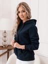 Edoti Dunkelblauer Damen-Kapuzenpullover Edoti