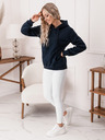 Edoti Dunkelblauer Damen-Kapuzenpullover Edoti