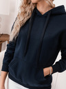 Edoti Dunkelblauer Damen-Kapuzenpullover Edoti