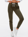 Edoti Khakifarbene Damen-Sweatpants Edoti
