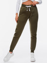 Edoti Khakifarbene Damen-Sweatpants Edoti
