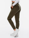 Edoti Khakifarbene Damen-Sweatpants Edoti