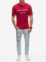 Edoti Rotes Herren-T-Shirt Edoti