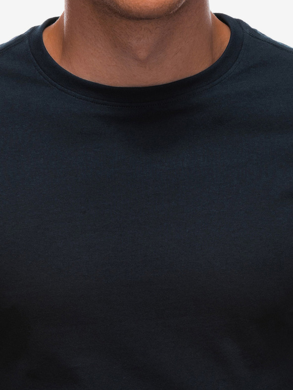 Edoti Dunkelblaues Herren-Basic-Shirt Edoti