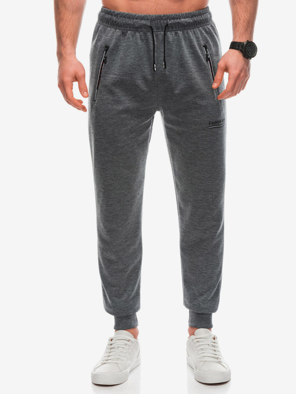 Edoti Edoti Grau Herren Sweatpants