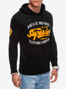 Edoti Schwarzer Herren-Kapuzenpullover Edoti