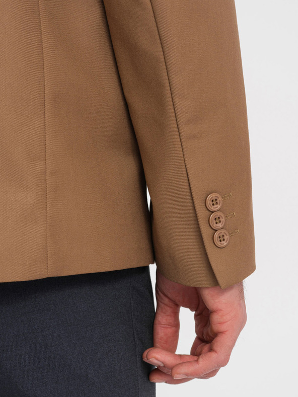 Ombre Clothing Hellbraune Herrenjacke Ombre Kleidung