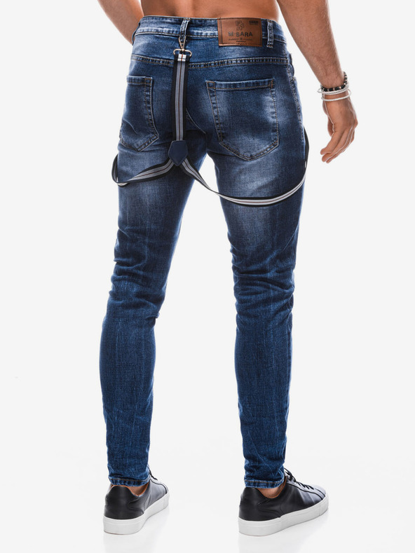 Edoti Dunkelblaue Herrenjeans Edoti