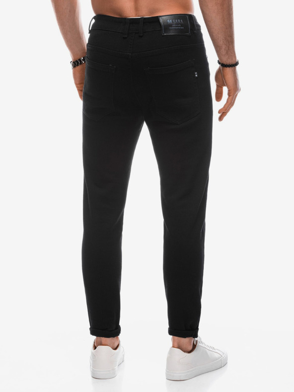 Edoti Schwarze Herrenjeans Edoti