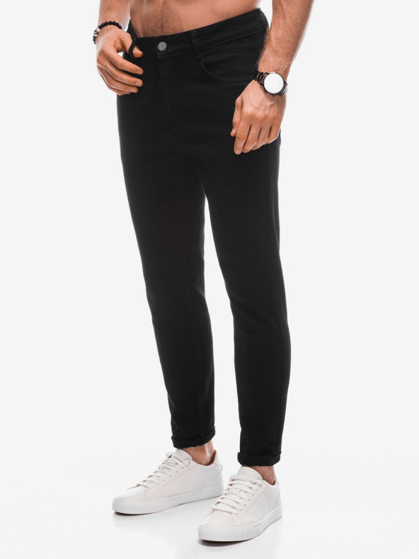 Edoti Schwarze Herrenjeans Edoti